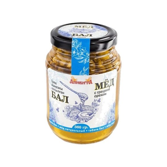 МЕД С ГРЕЦКИМ ОРЕХОМ 360 ГР СТ/Б