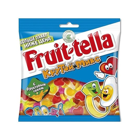 Жевательный мармелад FRUITTELLA Крутой микс 150 г