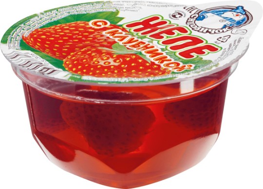 Желе фруктовое Снеговичок с клубникой 150 г