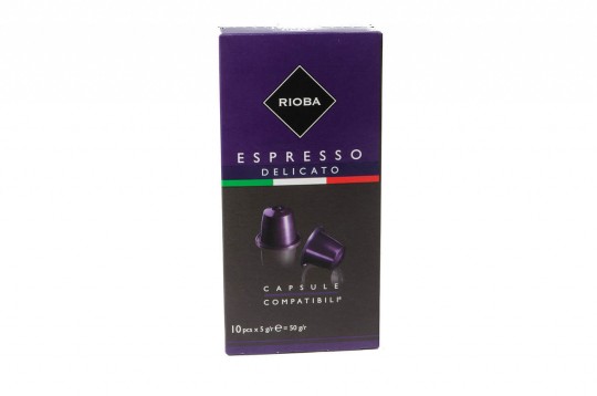Кофе в капсулах Rioba  Espresso delicato, 10 капсулX5 гр