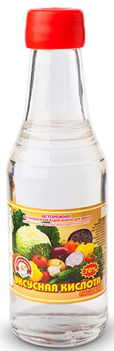 Кислота уксусная 70% 160 мл