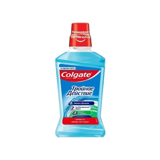 ОПОЛАСКИВАТЕЛЬ COLGATE ТРОЙНОЕ ДЕЙСТВИЕ 500МЛ