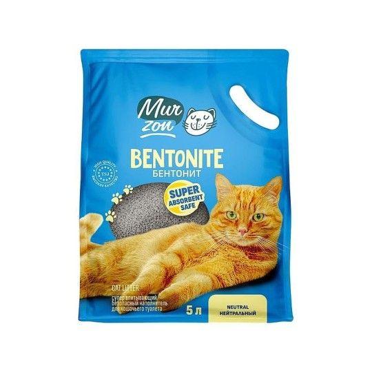 НАПОЛНИТЕЛЬ Д/КОШАЧЬЕГО ТУАЛЕТА MURZON НЕЙТРАЛЬНЫЙ 5Л 4КГ