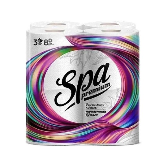 SPA PREMIUM ТУАЛЕТНАЯ БУМАГА 4ШТ