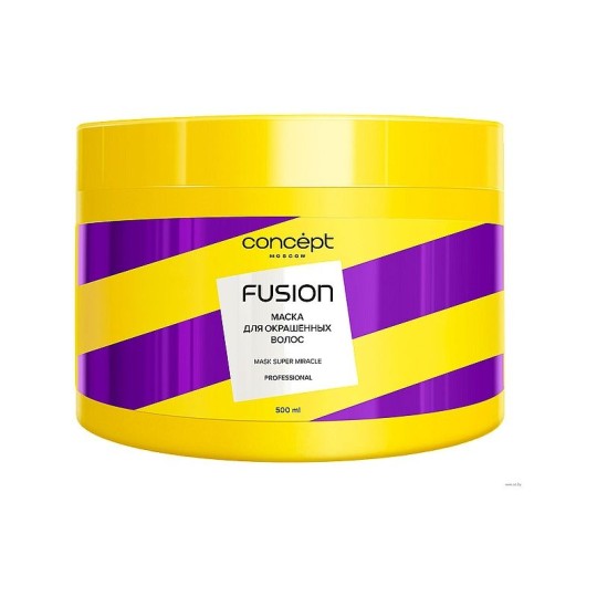 МАСКА ДЛЯ ОКРАШЕННЫХ ВОЛОС CONCEPT FUSION SUPER MIRACLE 500МЛ