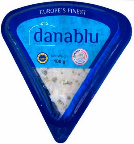 Сыр с голубой плесенью Danablu 100 г.