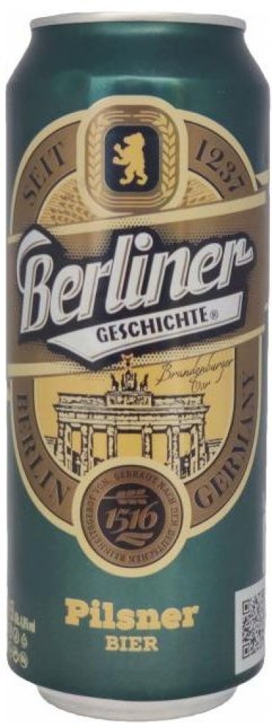 Пиво Berliner Geschichte Pilsner 1237 0,5 л