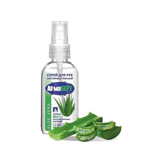 Akmasept Аloe Vera спрей для рук антимикробный 50мл