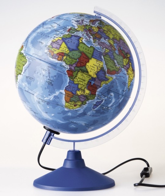 Глобус ГЛОБЕН с подсветкой, 25см