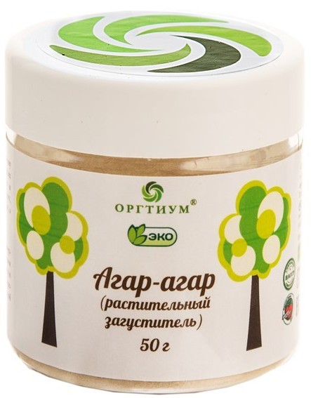 Агар-агар Оргтиум растительный загуститель 50 г