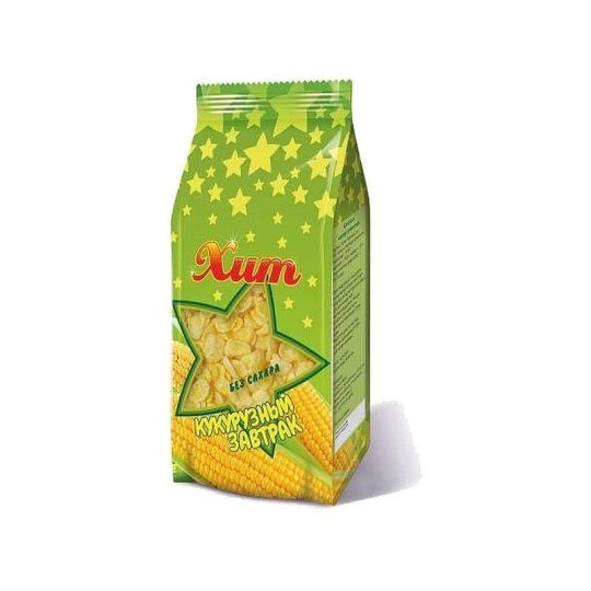 Кукурузные хлопья "ХИТ" без сахара 150 гр