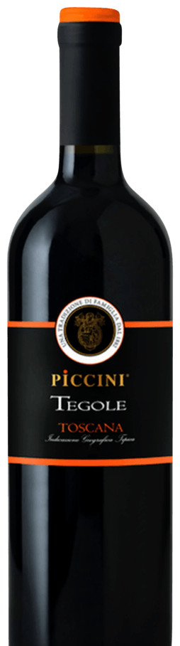 Вино Piccini Tegole Rosso Toscana красное сухое, 0,75 л.