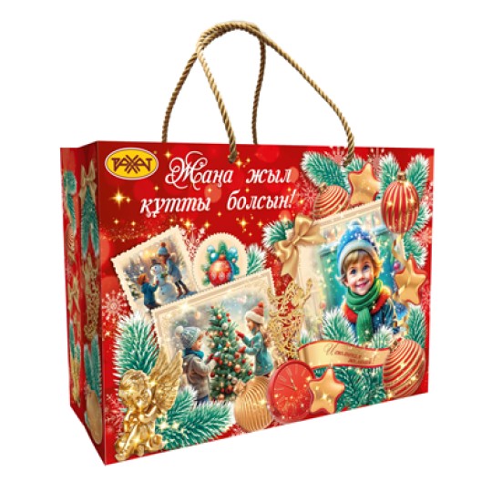 ПОДАРОК ​​НОВОГОДНИЙ РАХАТ ЗИМНЯЯ ПОЧТА 1300Г КАРТ/КОР
