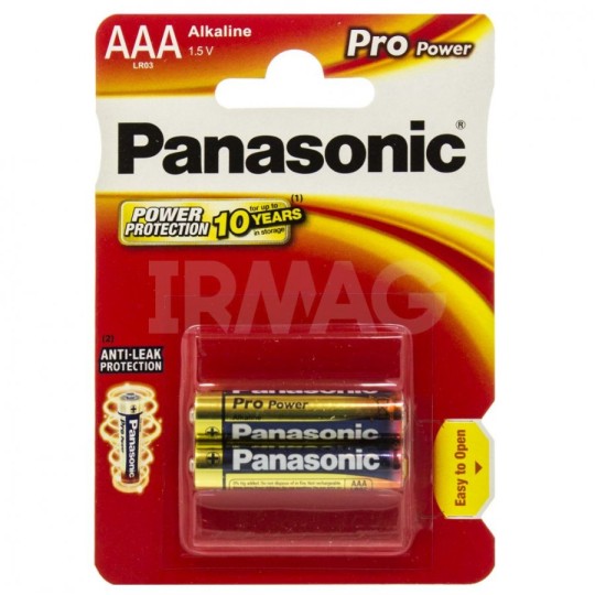 PANASONIC LR03 PRO POWER BL*2 БАТАРЕЙКА