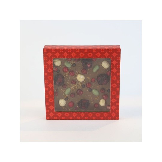 АДАОР П ШОКОЛАД МОЛОЧНЫЙ "ВИШНЯ, ФУНДУК, КАРАМЕЛЬ