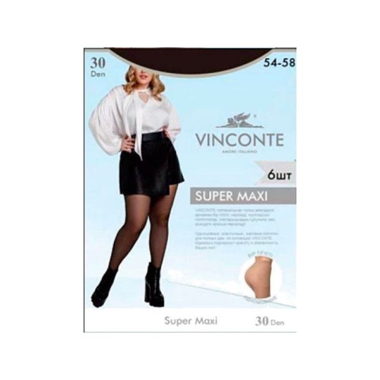 КОЛГОТКИ VINCONTE КАПРОНОВЫЕ 30DEN SUPER MAXI/SM 017