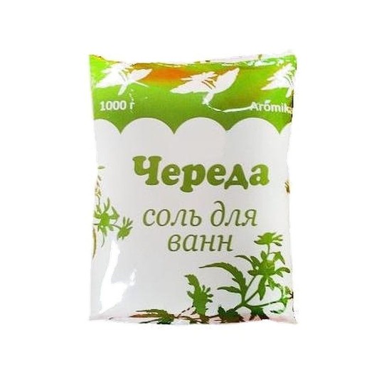 Соль для ванн Аромика череда 1 кг