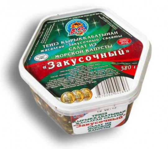 Салат из морской капусты "Закусочный" 380 гр