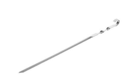 BOYSCOUT ШАМПУР УГЛОВОЙ 370Х10Х0.8 ММ ИЗ НЕРЖАВЕЮЩЕЙ СТАЛИ / 500 / 50