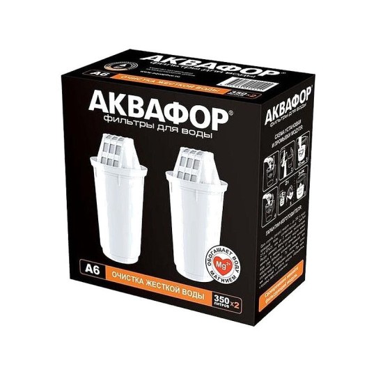 Сменные картриджи для фильтра Аквафор А6 2 шт