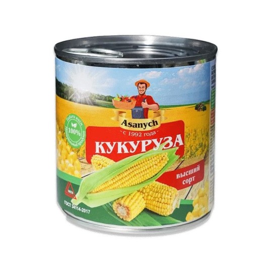 КУКУРУЗА ТМ ASANYCH 3Ж/Б КЛЮЧ 425МЛ
