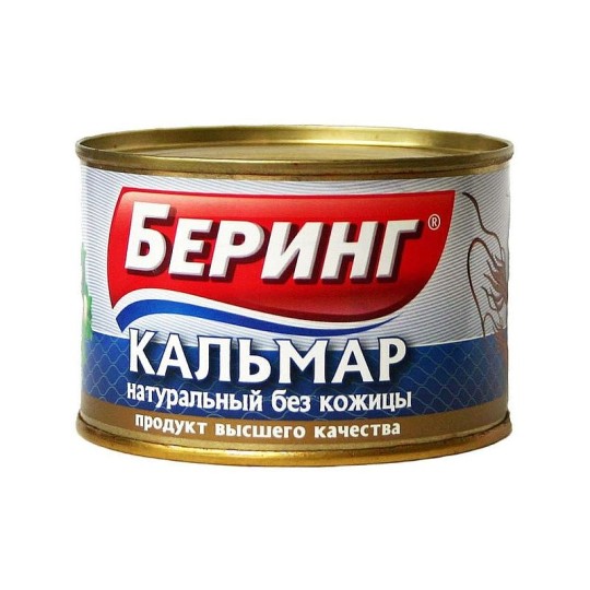 Кальмар Беринг натуральный без кожицы 240 г