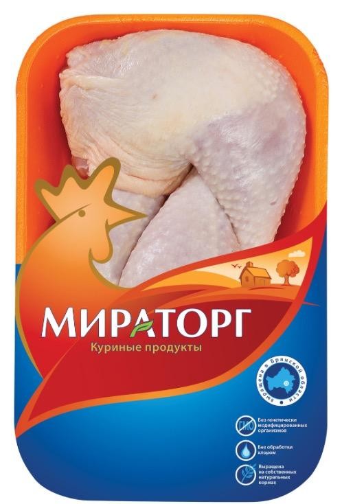 МИРАТОРГ Брянский Бройлер Окорочка цыпленка-бройлер 796 гр