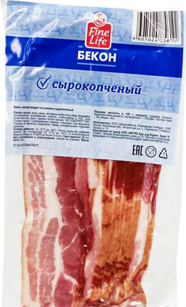 200Г Бекон сырокопченый FINE LIFE