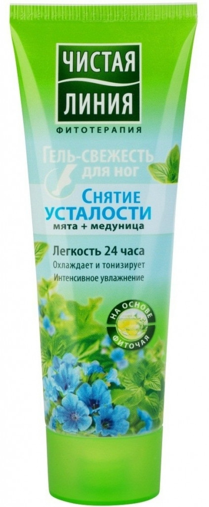 Гель для ног ЧИСТАЯ ЛИНИЯ Снятие усталости 75МЛ 
