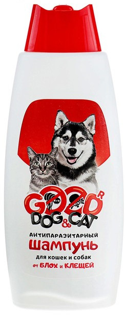 Шампунь для кошек и собак GOOD DOG&CAT антипаразитарный от блох и клещей 250 мл