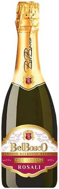 Вино игристое Belbosco Rosali розовое полусладкое 0,75 л (Россия)