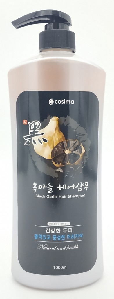 Шампунь "Cosima" на основе черного чеснока против выпадения волос 1л (Корея)
