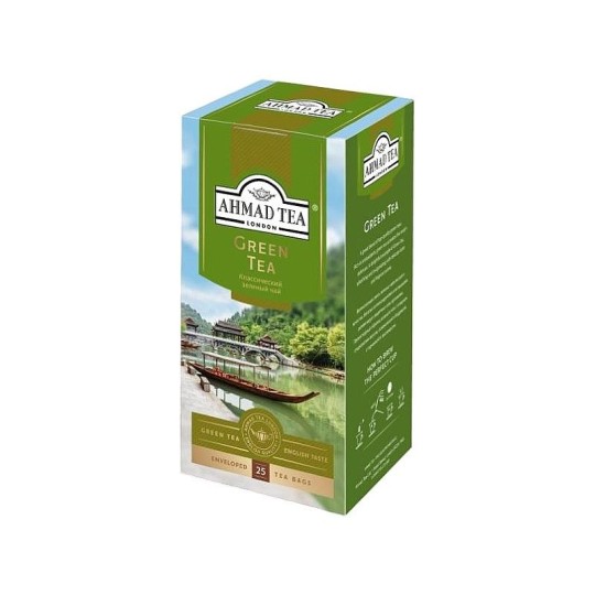 AHMAD TEA| чай зеленый 25 пакетиков