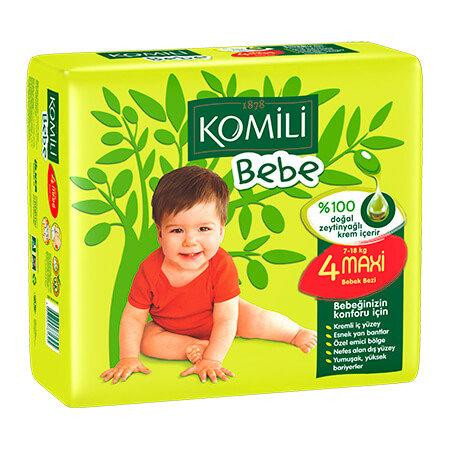 KOMILI BEBE №4 JUMBO MAXI/7-18 KG ПОДГУЗНИКИ 45 PCS