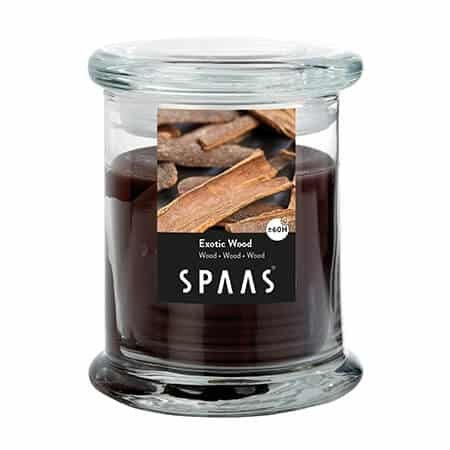 СВЕЧА SPAAS АРОМАТИЧЕСКАЯ В СТАКАНЕ ЭКЗОТИЧЕСКОЕ ДЕРЕВО 9Х11СМ 60Ч