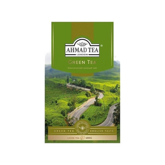 AHMAD TEA| чай зеленый листовой  100г