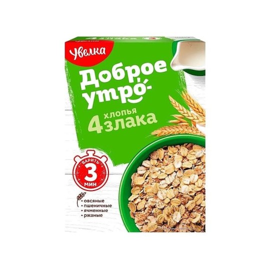 УВЕЛКА |Хлопья 4 злака, 350 гр
