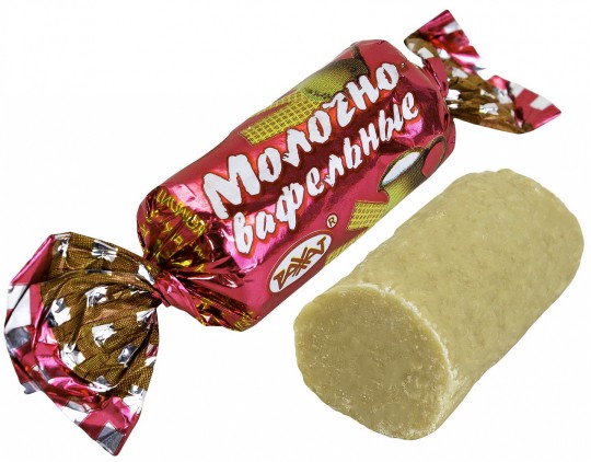 Конфеты "Рахат" Молочно-вафельные, вес