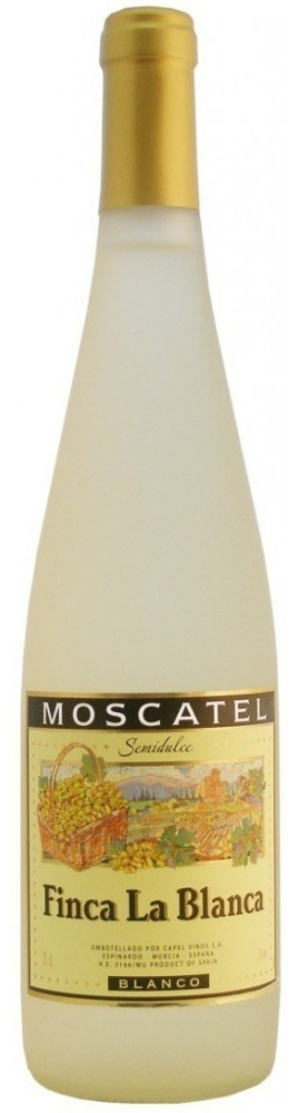 Вино Finca la Blanca Moscatel белое полусладкое 11% 0,75 л. (Испания)