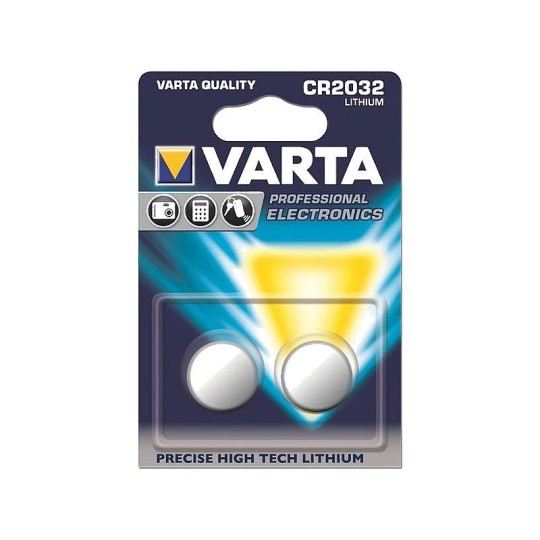 Батарейка VARTA Electronics CR2032 3 v, 2 штуки