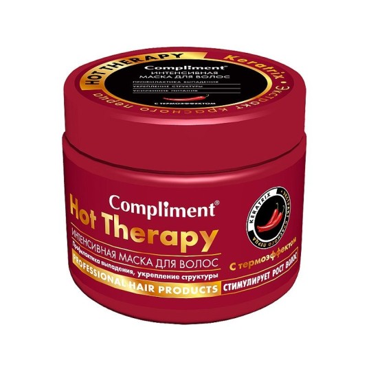 Маска для волос Compliment Hot Therapy профилактика выпадения 500 мл