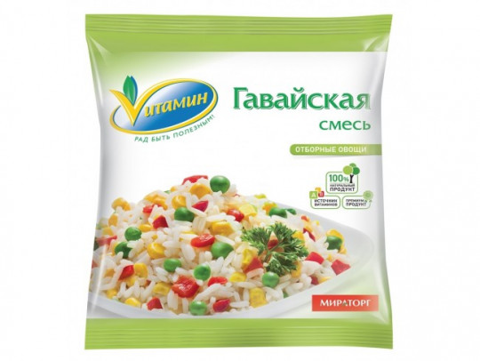 Гавайская смесь VИТАМИН замороженная, 400г
