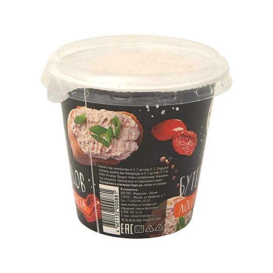 ПАСТА МЕРИДИАН СНЕЖНЫЙ КРАБ ДЛЯ БУТЕРБРОДОВ 1/140 ФАС