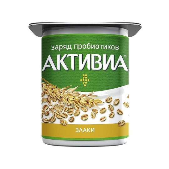 АКТИВИЯ| Йогурт Отруби Злаки 3,0% 120 г