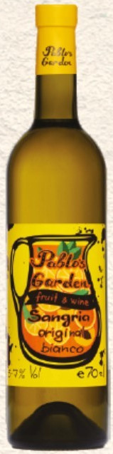 Вино белое Pablo's garden fruit wine Sangria Bianco напиток винный 0,75 л (Украина)