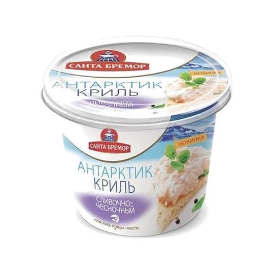 Антарктик криль САНТА БРЕМОР сливочно-чесночный, 150 г