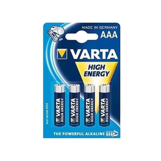 Батарейка VARTA HIGH ENERGY AAA, 4 штуки