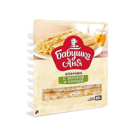  Блинчики с яблоком и корицей "Бабушка Аня"360 г