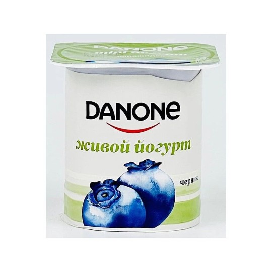 (уценка) ЙОГУРТ ДАНОН ЧЕРНИКА 120ГР