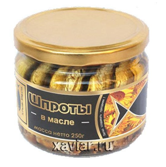 "STELLA MARIS" Шпроты 250 гр. (стекло банка)